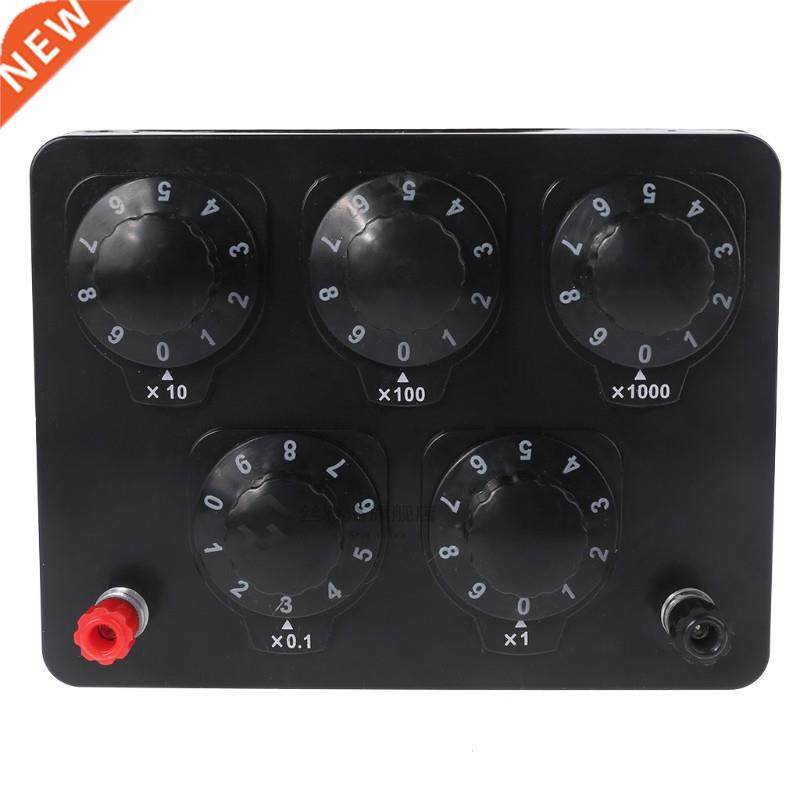 New 0-9999.9 Ohm Variable Resistance Box Decade Resistor Exp