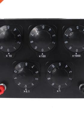 New 0-9999.9 Ohm Variable Resistance Box Decade Resistor Exp