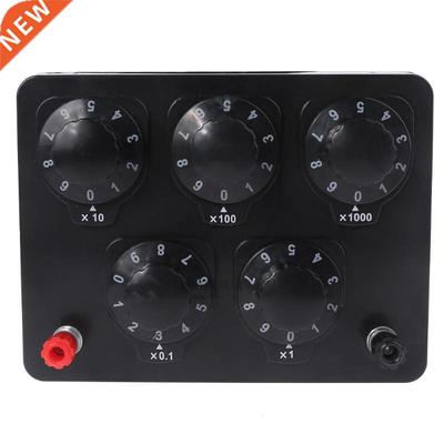 New 0-9999.9 Ohm Variable Resistance Box Decade Resistor Exp
