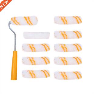 4'' Mini 10 Pcs Painting Brush Roller Wall Decoratio