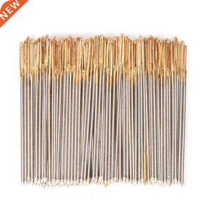 100 Pcs/Lot Golden Tail Embroidery Fabric Cross Stitch Needl