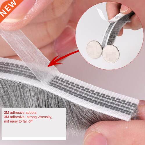 3/5/10 meters Self-adhesive Sealing Wind-proof Brush Strip F