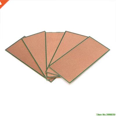 5 Pcs 6.5x14.5cm Stripboard Veroboard Uncut PCB Platine Sing