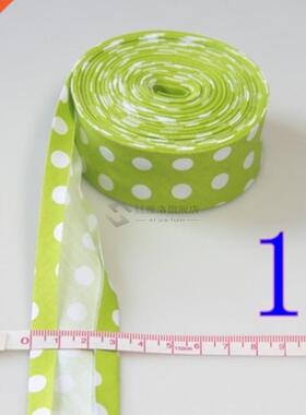 0mm dots printing single ironed fold cotton bias binding ta