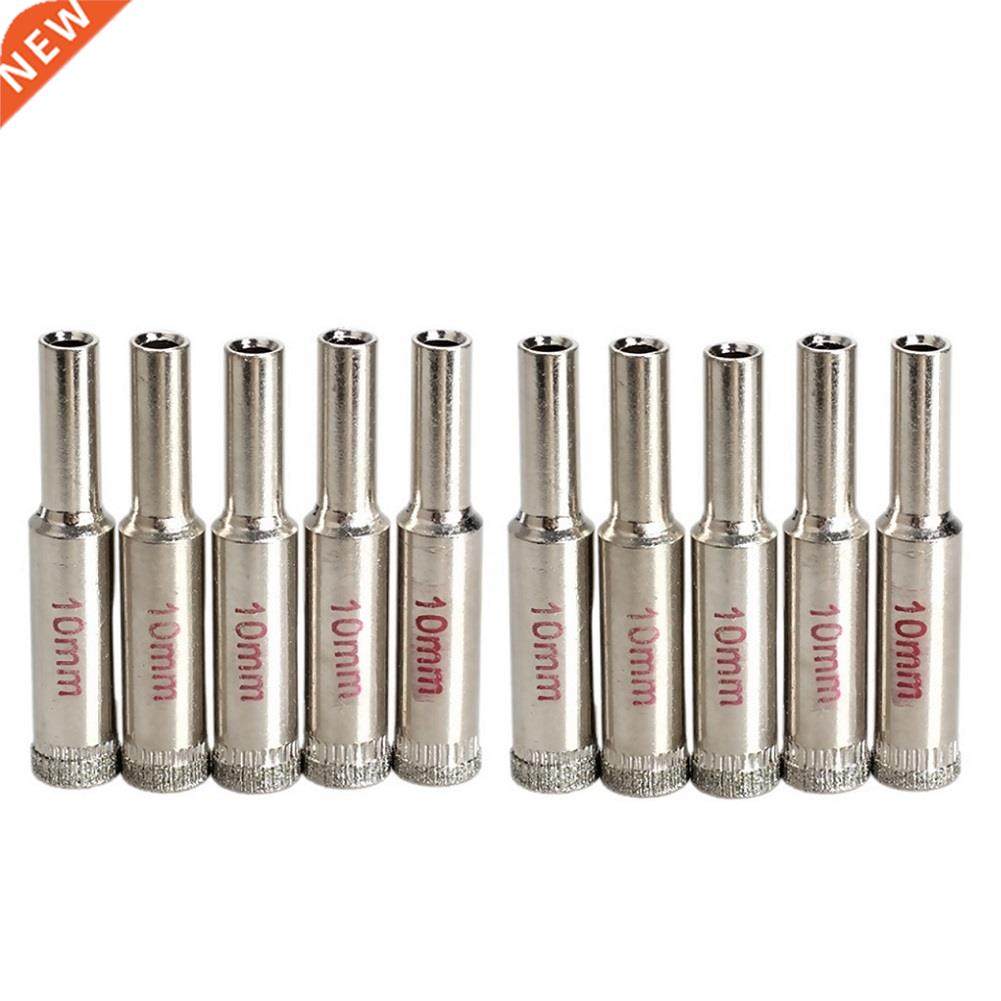 10pcs 10mm Damond Coated Drll Bt Set Tle Marble Glass Ce