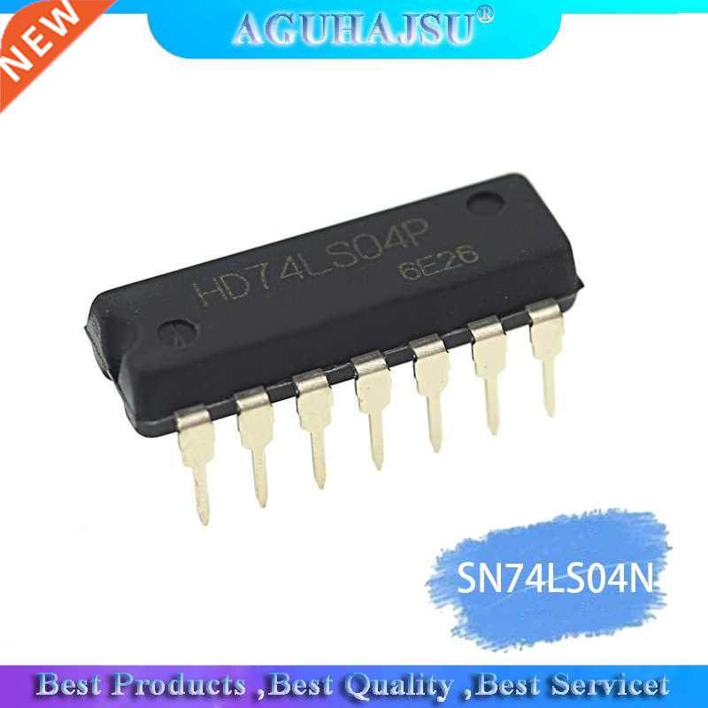 10PCS SN74LS04N DIP14 SN74LS04 DIP 74LS04N 74LS04 DIP-14 new