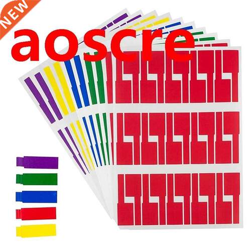600Pcs/20 Sheets Cable Labels Tags Cable Markers Self Adhesi