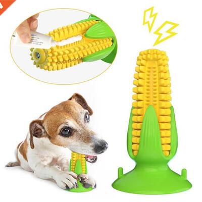Pet Dog Chew Toys Tough Dog Toothbrush Interactive Corn On T