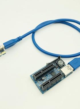 NEW Add On Cd PCI Express USB 3.0 Adapter Raiser PC Compon
