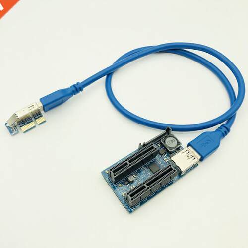 NEW Add On Cd PCI Express USB 3.0 Adapter Raiser PC Compon