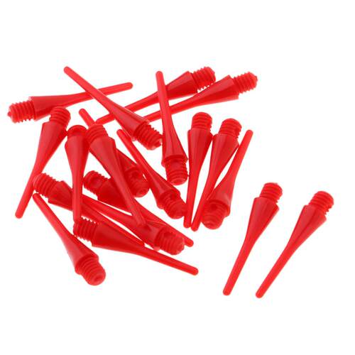 (Pack of 20) 2BA Thread Soft Tip Dart Points for Electronic