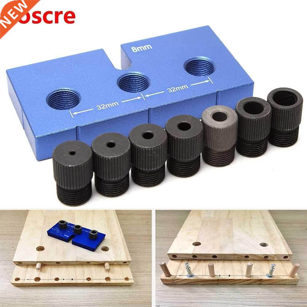 Vertical Pocket Hole Jig Woodworking Drilling Locator Wood D