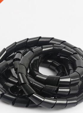 white/Black cable wire winding pipe spiral wrapping wire org