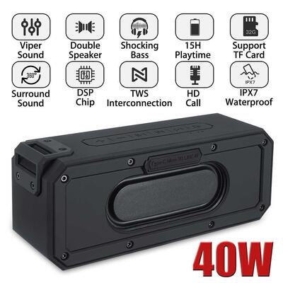 40W Interconnection Portable Card Insert Waterproof Recharg