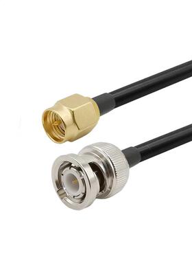 BNC Male to SMA Male RF Coaxial Connector 50 Ohm RG58 Cable
