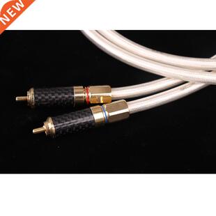 HiFi QED Silver Plated Copper RCA Cable Gold Plated Plug for