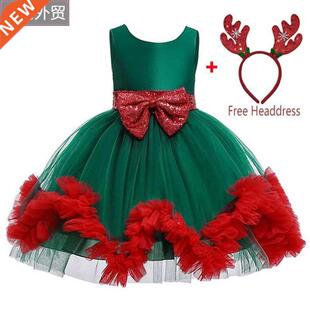 Evening Party Christmas Dress For Girls Costume Kids Girl 03