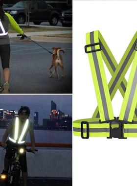 Reflective Safety Vests Adjustable Warning Vest Signal Safet