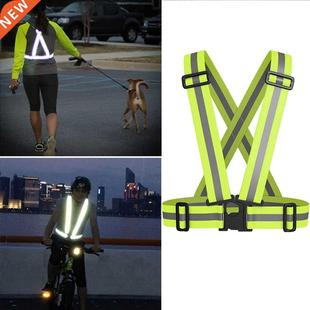 Reflective Safety Vests Adjustable Warning Vest Signal Safet