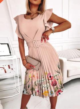 Solid Elegnt Women Dress Summer Fshion O Ne Long Dresses