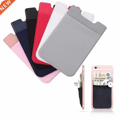 Wallet-Case Stcker Card-Holder Pocket Cell-Phone Adhesve C