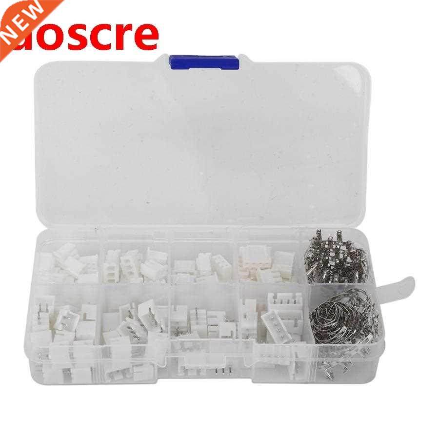 250Pcs Electronic Cable Wire Connector Plastic 2P-3P-4P Pins