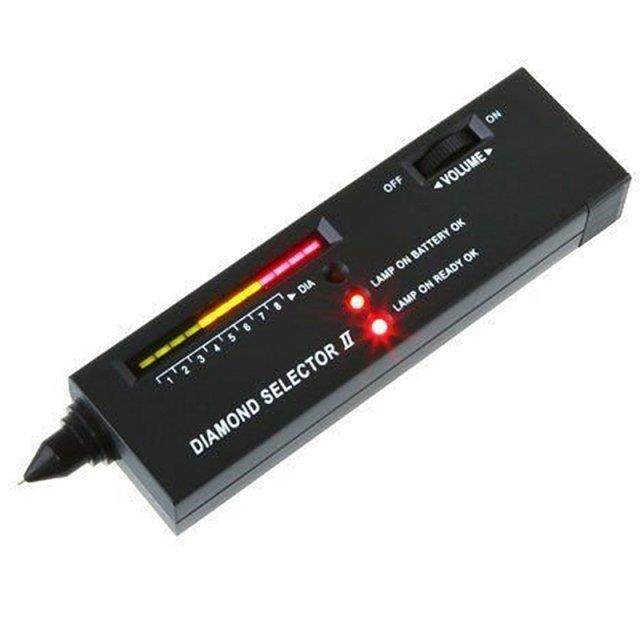 Diamond Gems Tester Pen Portable Gemstone Selector Tool LED