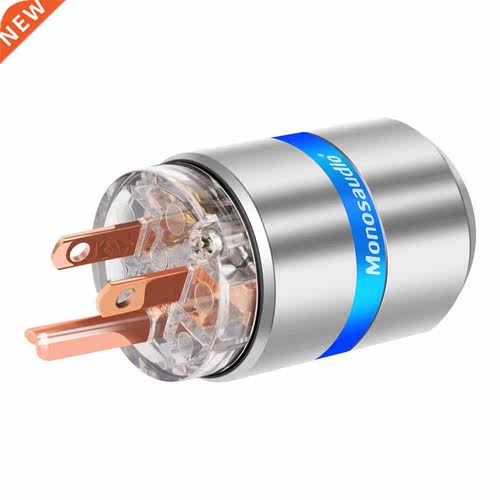 onosaudio 107/F107 99.998% Pure Red Copper US AC Power Plu