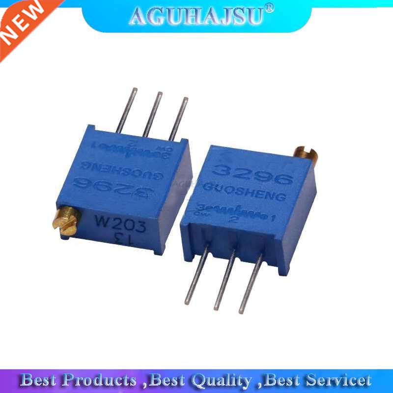 10pcs 3296W 3296 50 100 200 500 ohm 1K 2K 5K 10K 20K 50K 100