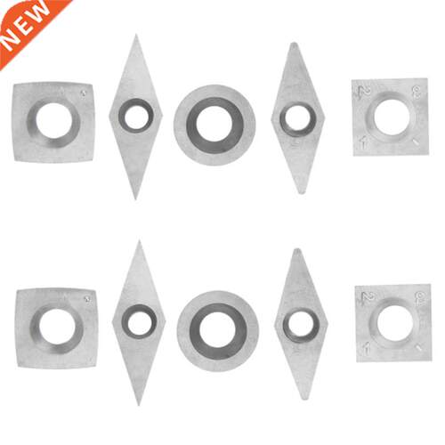 10Pcs/Set Diamond Square Round Blades High Hardness Carbide