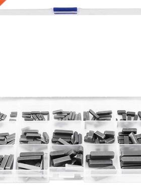 140Pcs Round Ended Feather Key Parallel Drive Shaft Keys Set