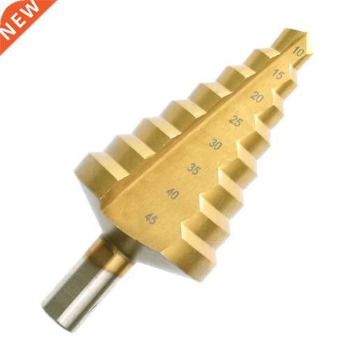 HSS Step Drill 10/15/20/25/30/35/40/45mm Titanium Step Drill