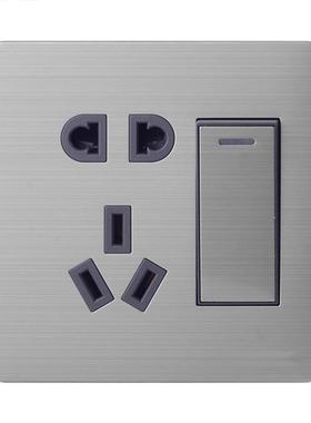 Socket Wire 5 Holes Control Panel Switch Socket Outlet Smart