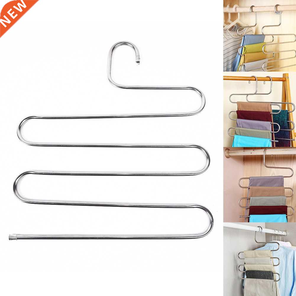 5 Layers Pants Rack Hanger Clothes Organizer Multifunction S