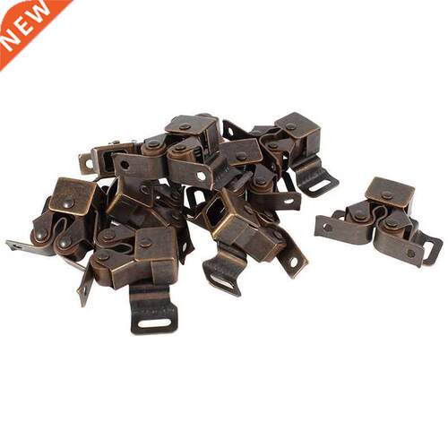 1.2-Inch Cabinet Wardrobe Door Ball Roller Latch-Copper Tone