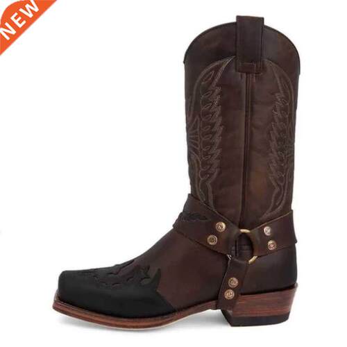 Men's Boots Mid-Calf New Style Fashion Boot Shoes Handma
