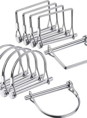 10 Pieces Shaft Locking Pin Safety Coupler Pin 1/4 Inch Diam