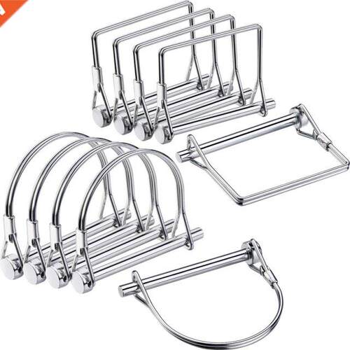10 Pieces Shaft Locking Pin Safety Coupler Pin 1/4 Inch Diam