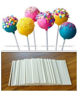 Stick Chocolate Cake 100Pcs Lolly Sucker Lollipop Candy Pop