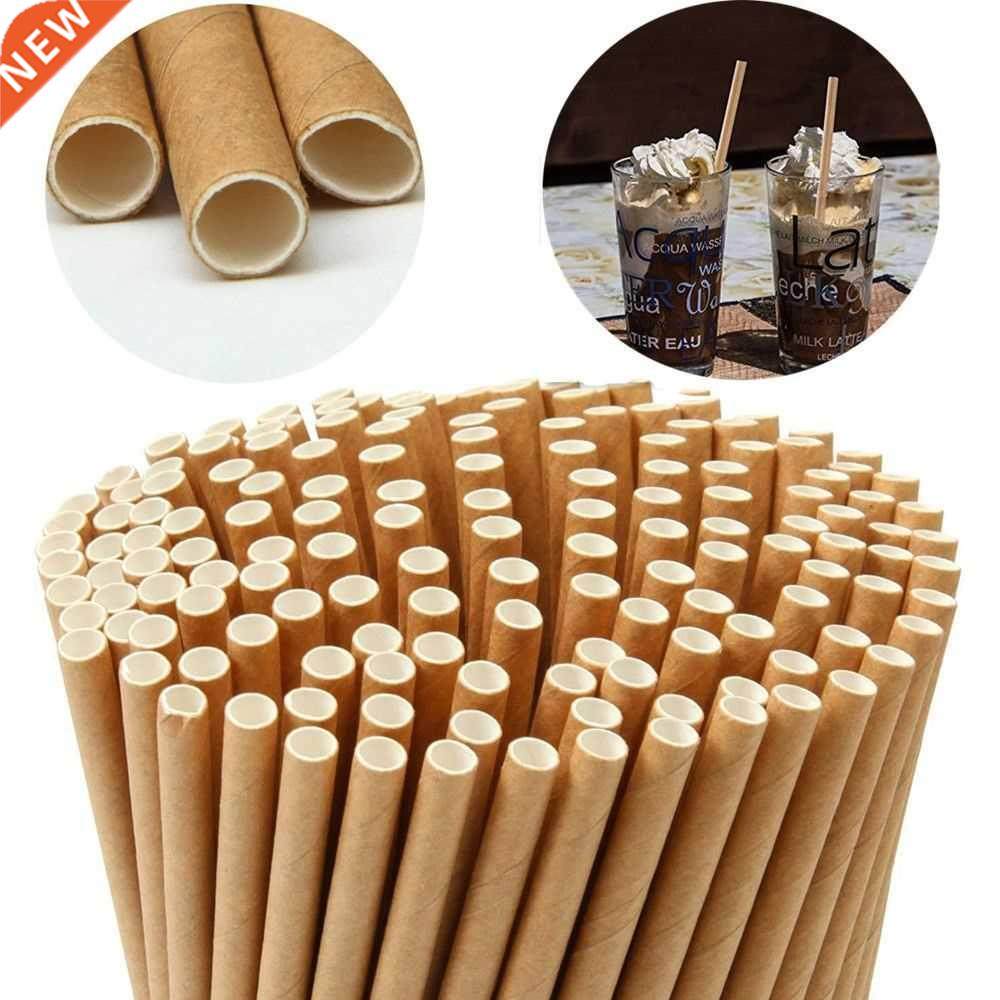 50pcs/set Disposable Paper Straws for Baby Shower Wedding P