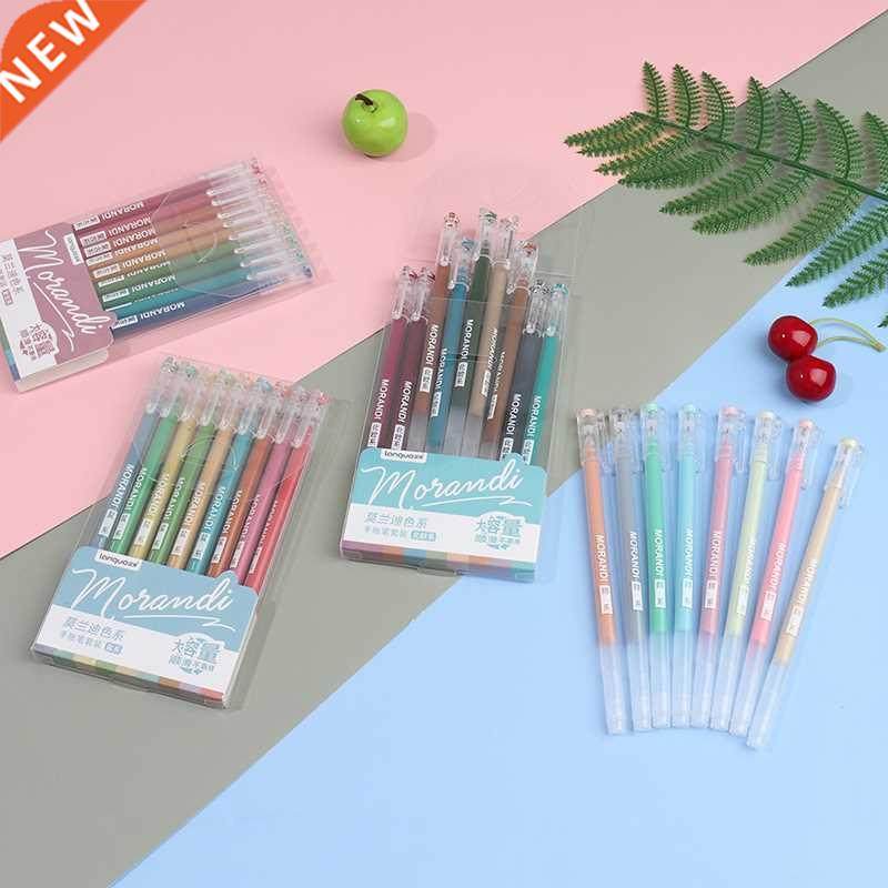 9pcs Multi-color Pen Large-capacity Color Hand Account Pen S