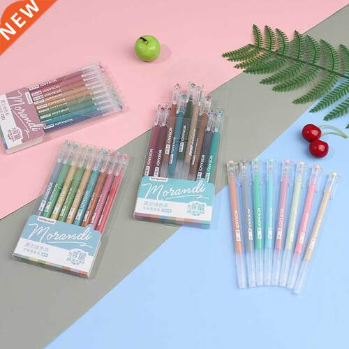 9pcs Multi-color Pen Large-capacity Color Hand Account Pen S
