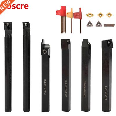 Turning Tool 10mm 6PCS  Hard Alloy With Carbide Insert Wr