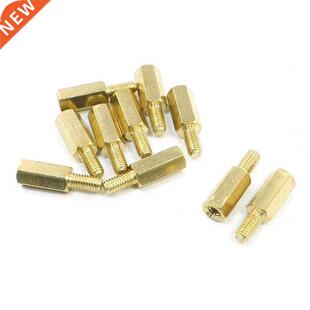 10Pcs M3x6mm Male to Female Thread Hex Copper pillars10mm Lo