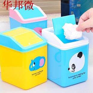 Cute Cartoon Mini Desktop Flip Trash Debris Incorporated Min