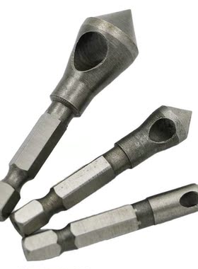 3PCS HSS Titanium Coated Countersink & Deburring Drill B