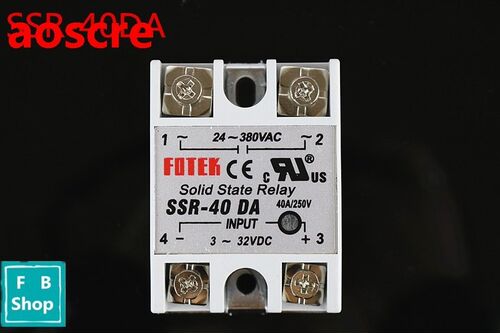Free shipping Industrial Solid State Relay SSR 40A with Prot
