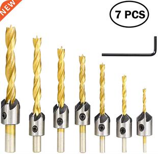 Titanium Countersink Hole Screw Coated Set Bit Drill Pcs