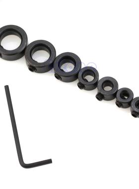 8pcs/lot Drill Depth Stop Collars & Hex Wrench For Drill