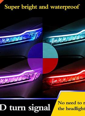 2X Newest Start-Scan LED Cars DRL Daytime Running Lights Aut